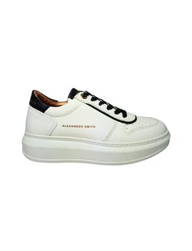 Scarpe Donna Sneakers Cambridge Woman-White Black
