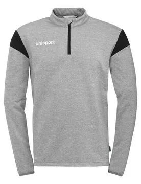 Sweat à Demi-zip Squad 27 Dark Grey / Black 6-7 Années Garçon - Uhlsport - FashionsVida