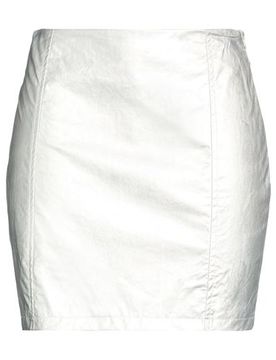Minirock Damen Silber S Damen