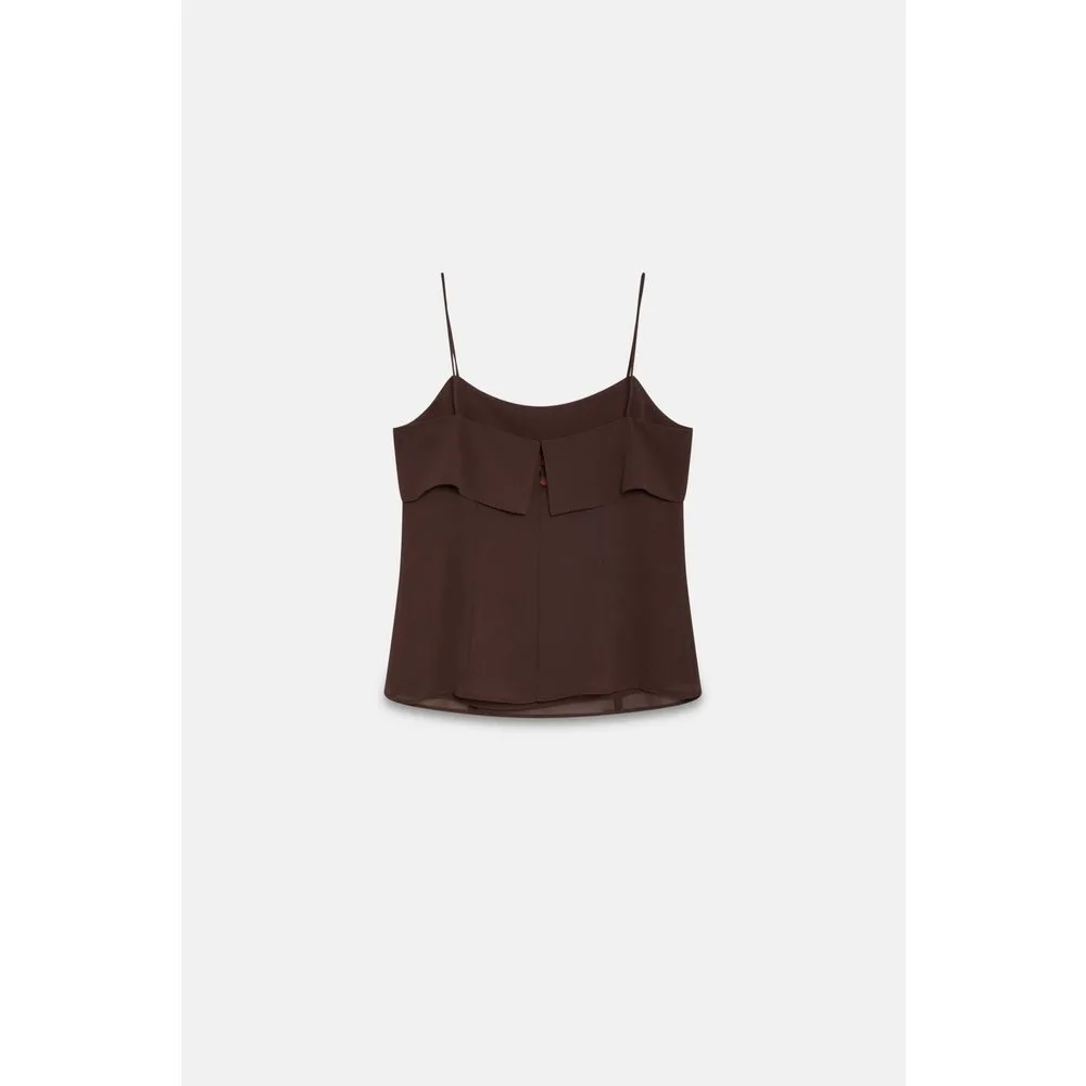 Top de mujer con escote recto y corte recto - Bimani - FashionsVida