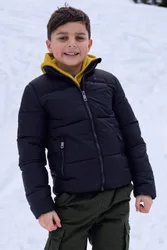 Voltage Kids Water-resistant Padded Jacket - Black