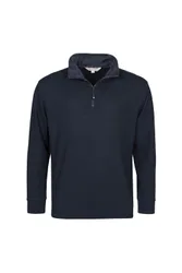Mens Thermal Soft Quarter Zip Fleece Top