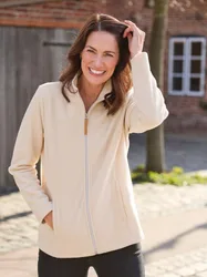 Fleecejacke kuschelwarm - Offwhite - female - Size: 40