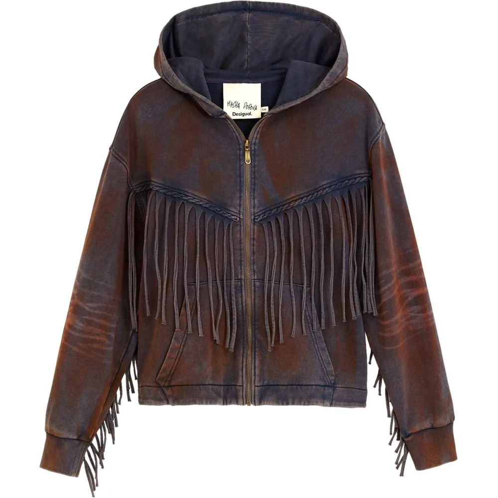 Sudadera De Mujer Oversize Algodón - Desigual - FashionsVida