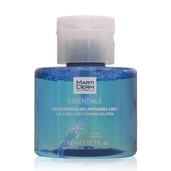 Essentials SoluciÃ³n Micelar Limpiadora 3En1 300Ml - MartiDerm - FashionsVida