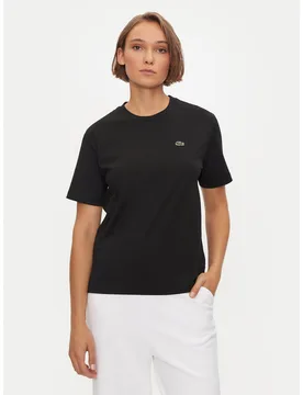 T-Shirt TF7215 Schwarz Loose Fit 42 female - Lacoste - FashionsVida