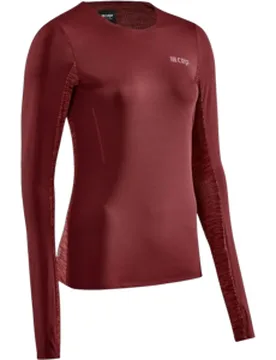 RUN SHIRT LONG SLEEVE Damen Rot XL - Cep - FashionsVida