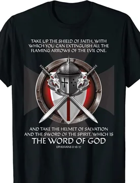 Armor of God Christian Bible Verse T Shirt New 100% Cotton Short Sleeve O-Neck T-shirt Casual Mens Top - Aliexpress - FashionsVida