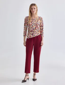 Pantalón de mujer liso goma cinturilla - Zermatt - FashionsVida