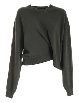 Kenzo Maglia asimmetrica verde