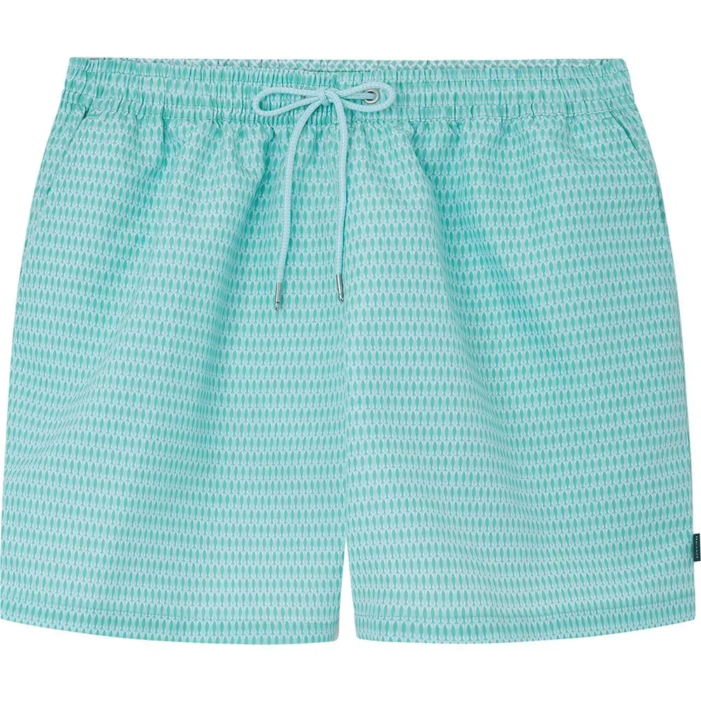 Short De Bain Fish Geo Aqua 2XL - Hackett - FashionsVida