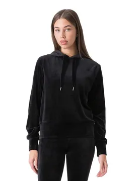 Sweat à Capuche Soft Chenille Black L