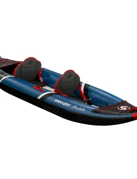 Kayak Gonflable Charleston Dark Blue / Black / Red 2 Places unisex