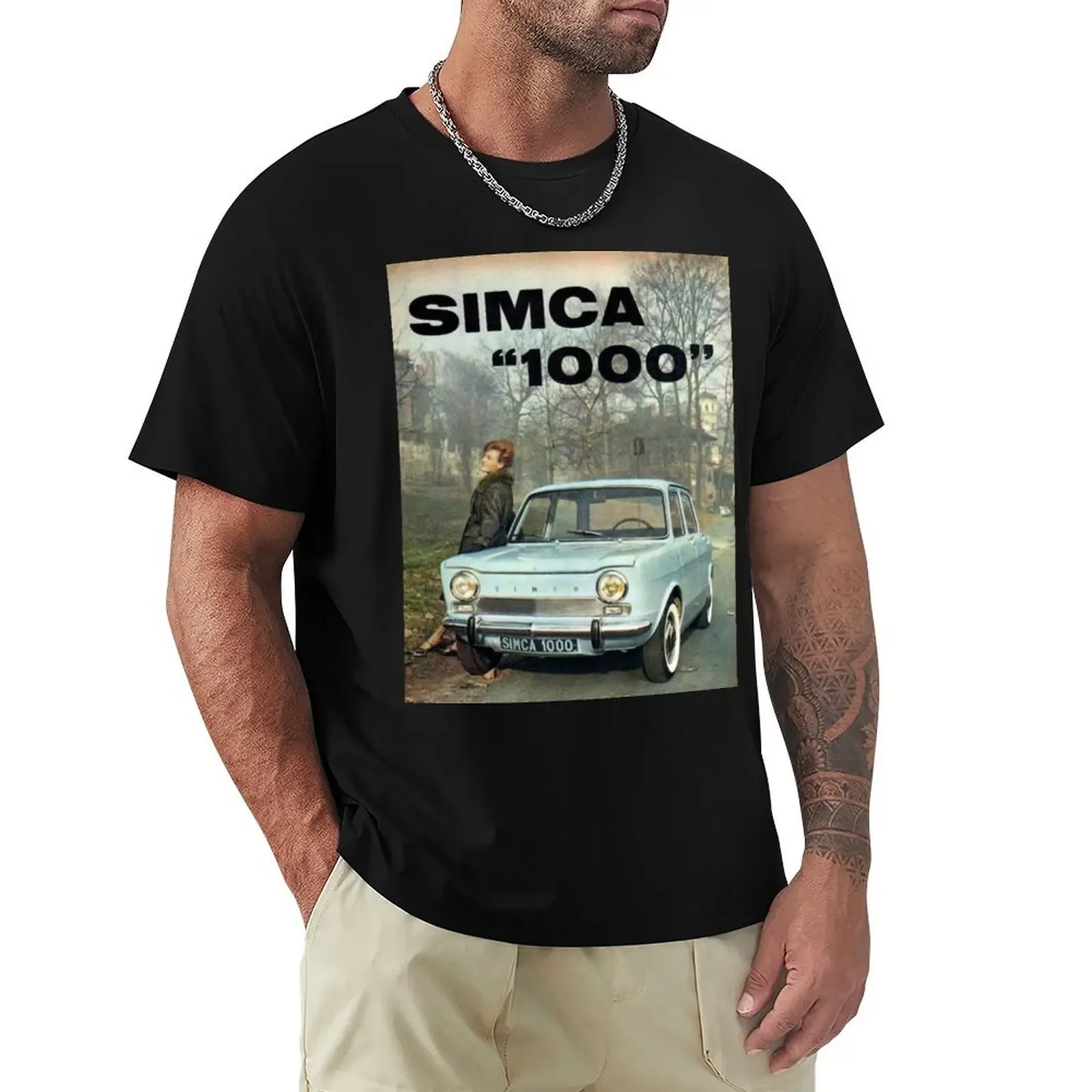 Simca 1000 T-Shirt Classic Basic Casual T-Shirt - Aliexpress - FashionsVida