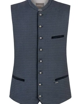 Trachtenweste Felice (blau, Gr. 48) von Classics für Herren, Oberteile, 85% Polyester, 15% Viskose - Stockerpoint - FashionsVida