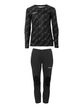 Ensemble à Manches Longues Progressive Bundle J Black 12-13 Années Fille - Uhlsport - FashionsVida