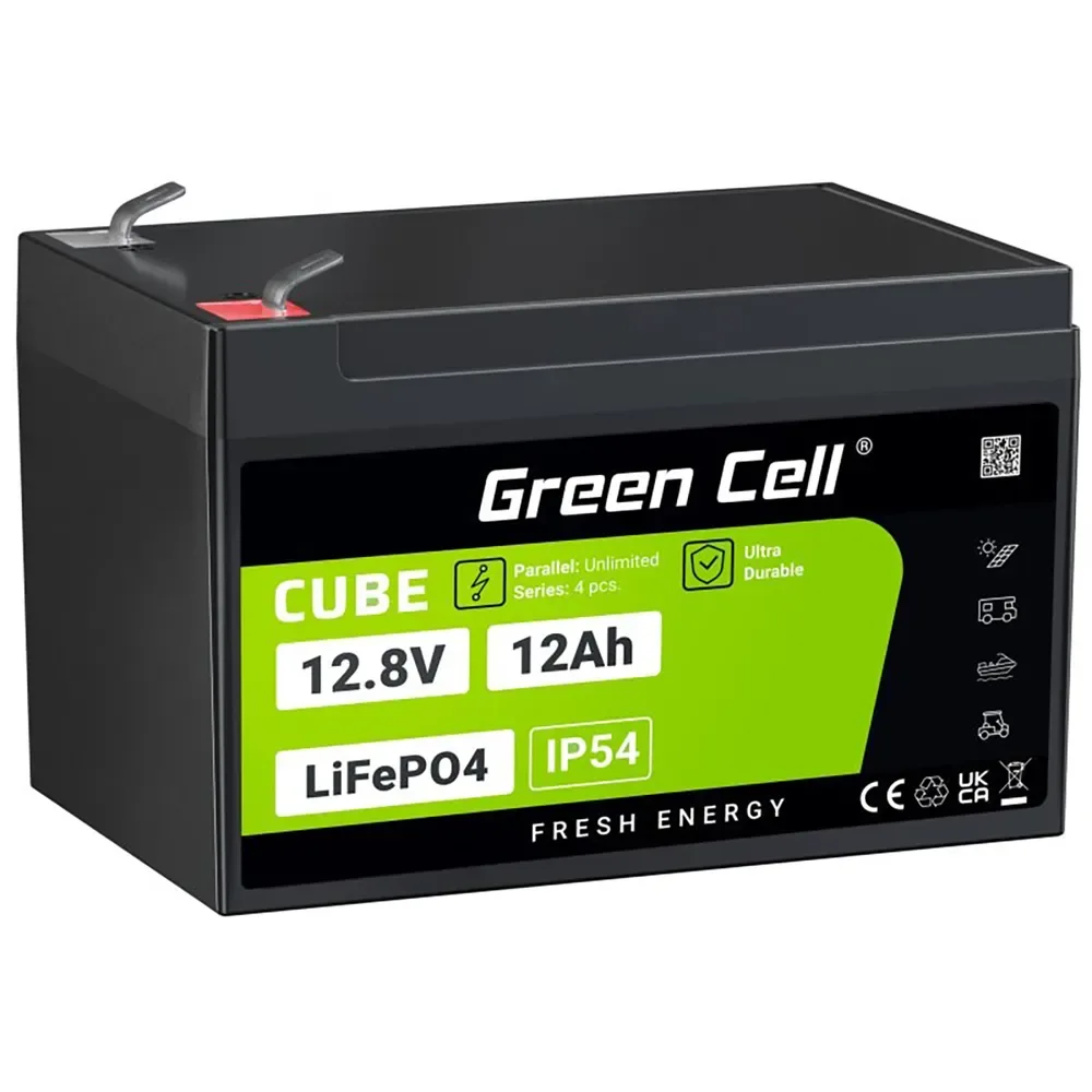 Batterie Ups Lfpgc12v12ah Black One Size unisex - Green Cell - FashionsVida