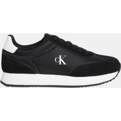 Zapatilla con logo y suela a contraste