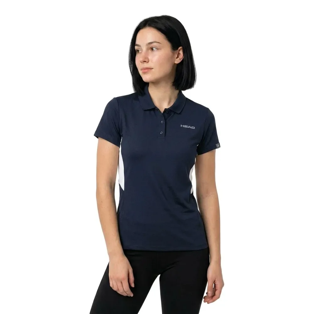 Club Tech Short Sleeve Polo Dark Blue S - Head Racket - FashionsVida