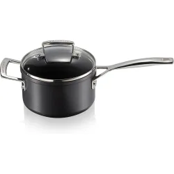 Cazo de Aluminio Antiadherente con tapa de cristal