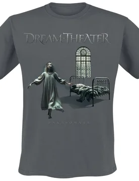 T-Shirt - Parasomnia - S - für Männer - Größe S - grau - Lizenziertes Merchandise! - Männer - male - Dream Theater - FashionsVida