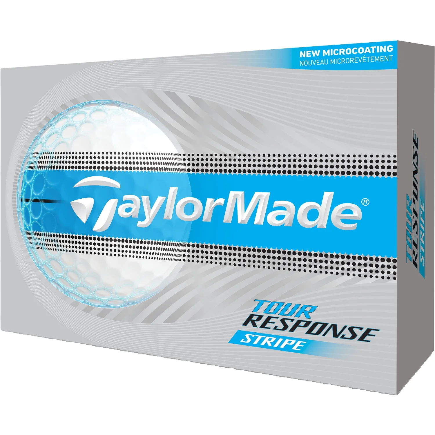 Golfbälle Tour Response Stripe - 12er Pack, blau - TaylorMade - FashionsVida