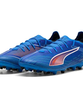 Chaussures De Football Ultra 6 Match Mg Ultra Blue / White / Glowing Red EU 43 - Puma - FashionsVida