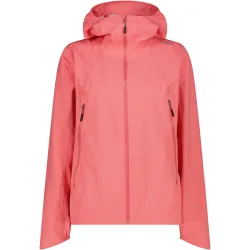 Woman jacket fix hood chaqueta impermeable mujer Naranja (40)