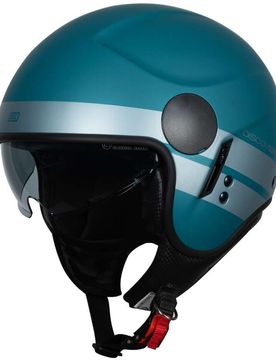 Casco Moto Jet SIERRA DISCOVERY Blu Opaco 22.06 taglia XL