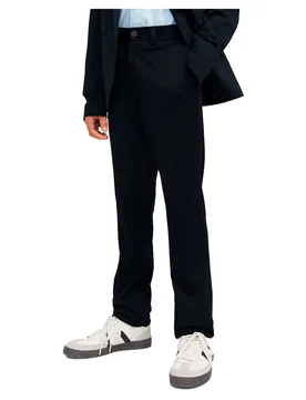 Pantalons De Costume Jaxon Jersey Dark Navy 9 Années Garçon - Jack & jones - FashionsVida