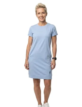 Malina Short Sleeve Dress Blue Bell L Women - Sea Ranch - FashionsVida