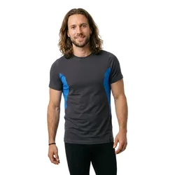 T-shirt à Manches Courtes Accelerate 18382 Dark Navy / Azure Blue S