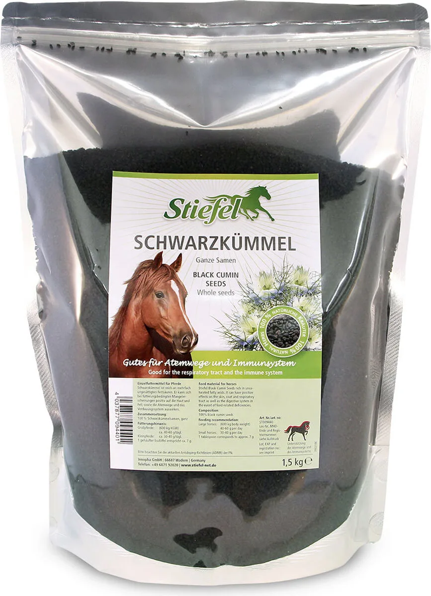 Schwarzkümmelsamen 1,5kg Tüte - Stiefel - FashionsVida