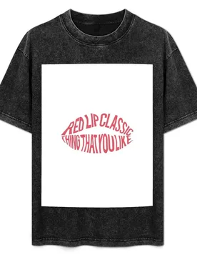 Red Lip Classic T-Shirt Breathable Lightweight Summer Top - Aliexpress - FashionsVida