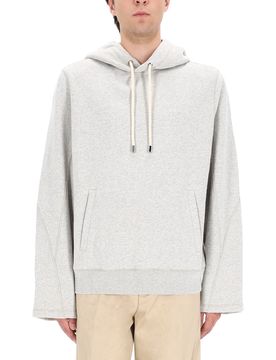 LANVIN Logo-embroidered Hoodie