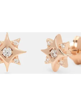 Pendientes de oro y diamantes - El Corte Inglés - FashionsVida