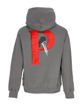 Felpa Cappuccio Uomo Crime Hoodie Grey - Propaganda - FashionsVida