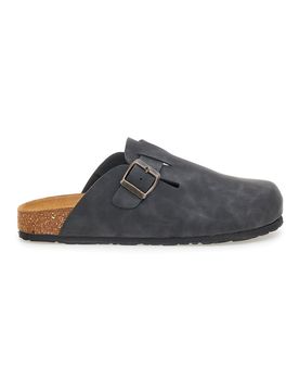 Ciabatte nere con fibbia in vera pelle 335A013PR 41