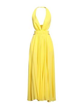 Vestido midi Mujer Amarillo 34,38,40 Mujer