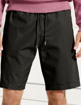 Sinsay - Pantaloncini jogger - nero