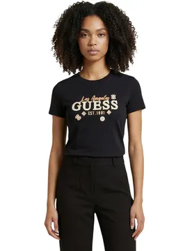 Guess Damen T-Shirt Schwarz 509270