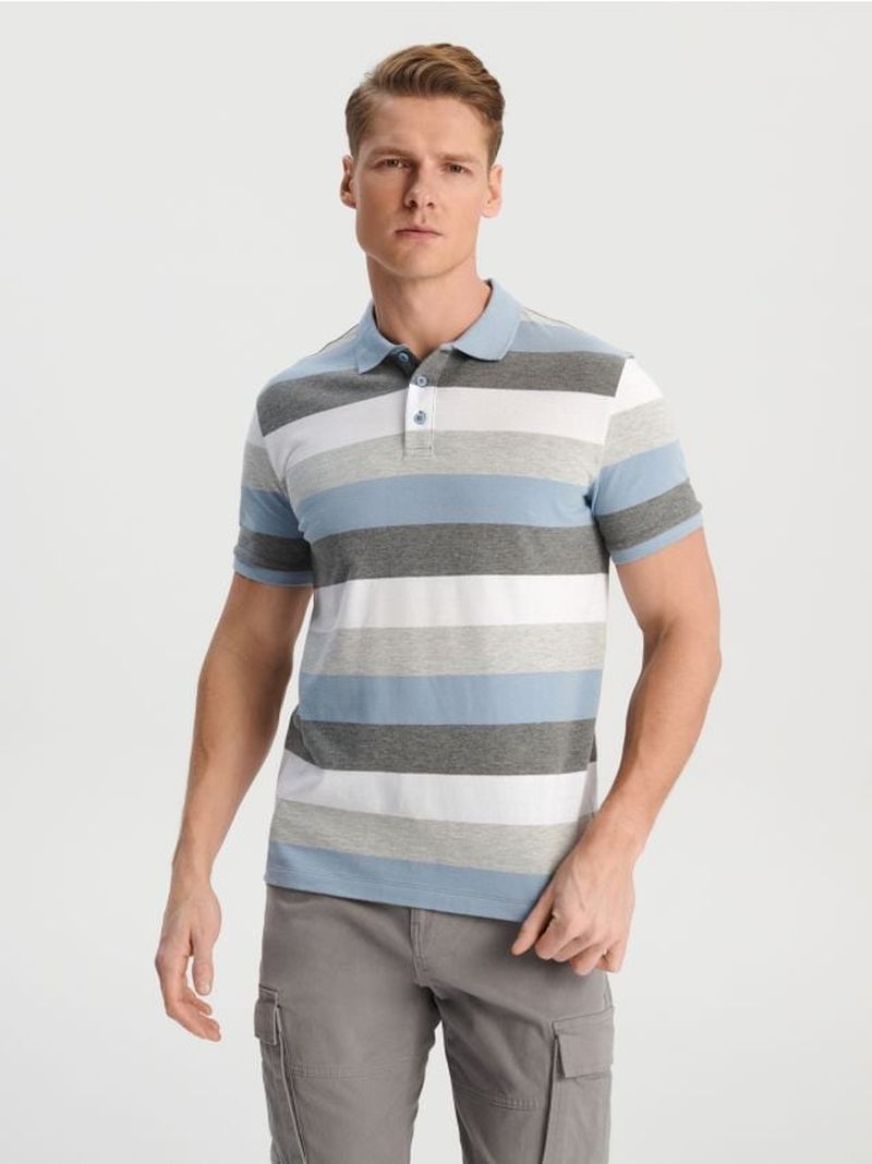 Sinsay - Polo - grigio chiaro