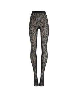 Medias de moda INFINITE ROSE NET black negro S