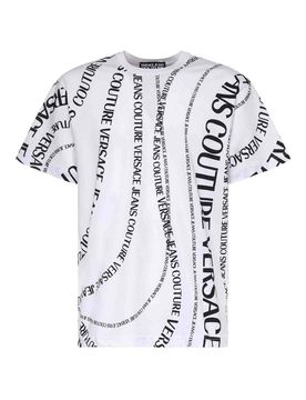 T-shirt in jersey di cotone con stampa