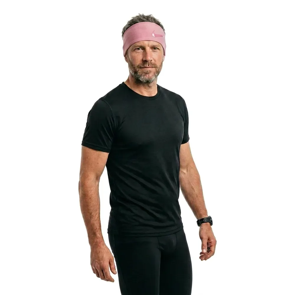 Dri-fit Fury Elevate Extra-wide Headband Elemental Pink One Size - Nike Accessories - FashionsVida