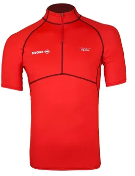 Rash Guard Manches Courtes Atoll Red S