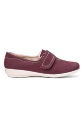 Toasty Women's Wide Fit Suede Slipper - - Size: 8
