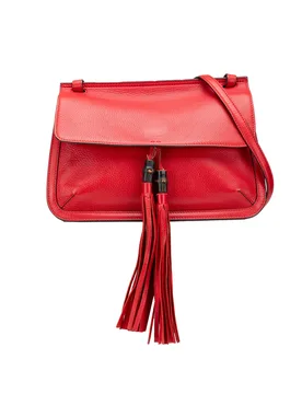Medium Leather Bamboo Daily Crossbody - Gucci - FashionsVida