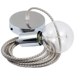 Cables Suspension Luminaire Rd62 Lozenge 2 M Diy Green Thyme / Chrome Plated One Size