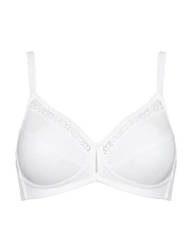 BH ohne Bügel COTTON BEAUTY N white weiss 95C damen